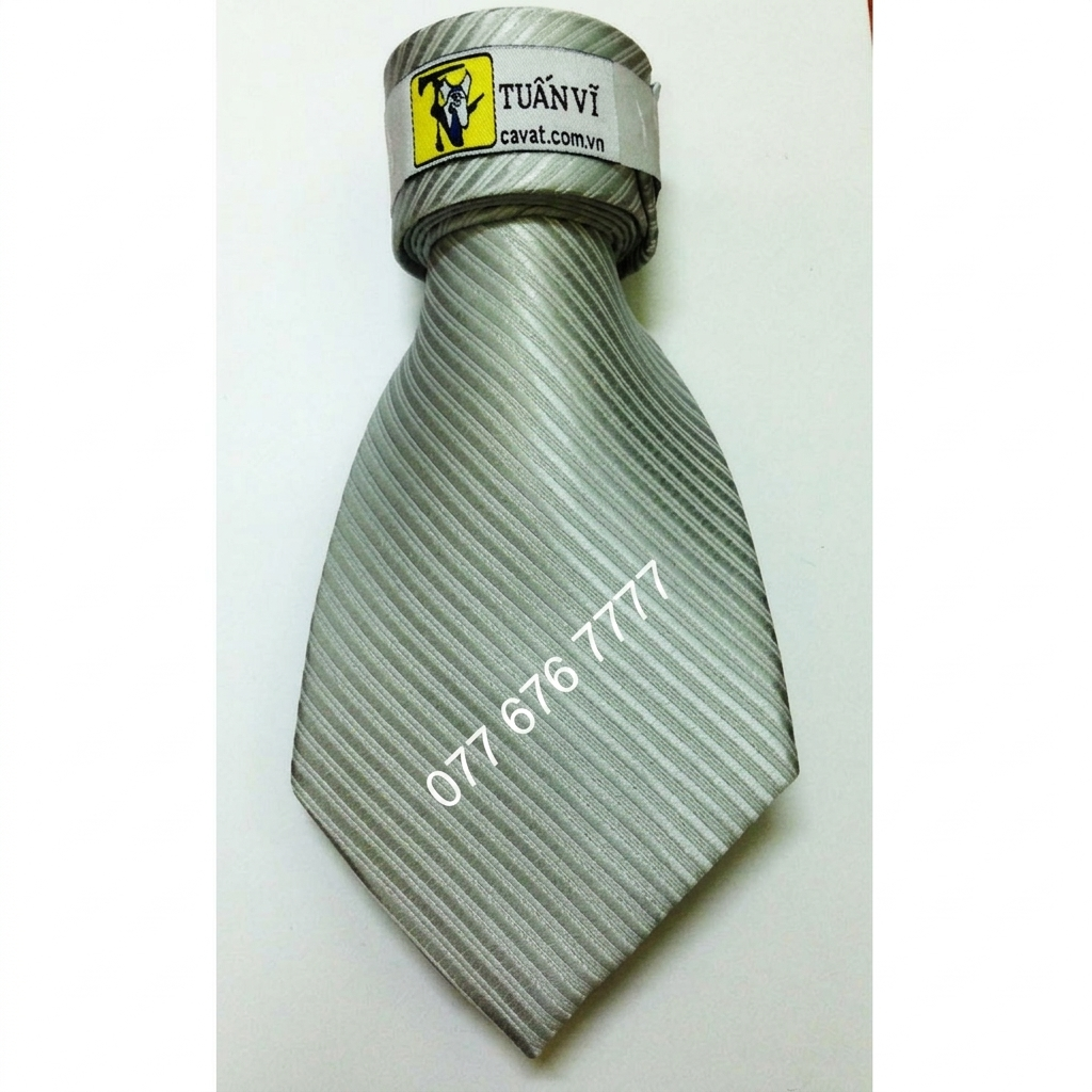 Cà Vạt silk gân 02