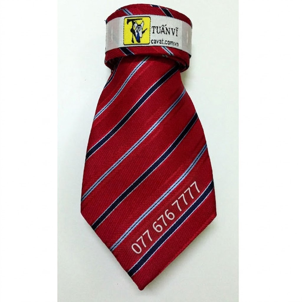 Cà vạt silk sọc 02