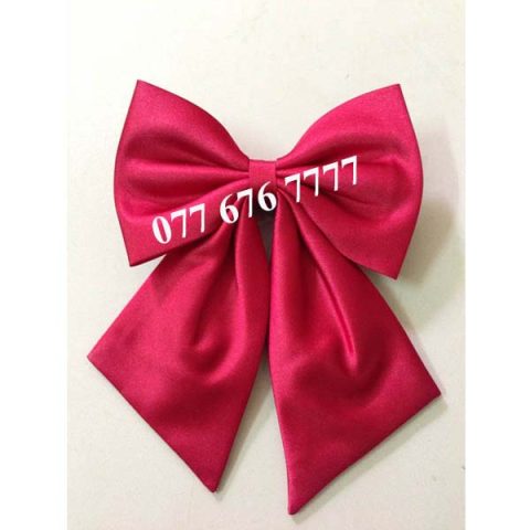 Nơ bướm màu hồng, nơ Satin đuôi dài, nơ cài áo nữ cao cấp, phụ kiện nơ đồng phục sang trọng, nơ bướm hồng cánh sen Tuấn Vĩ, nơ lụa Satin